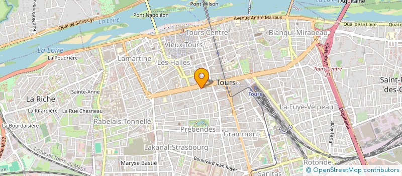 localisation de l'entreprise QUASAR  TOURS