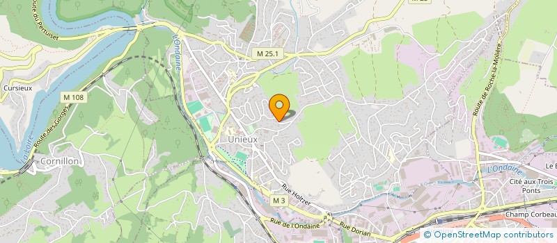 localisation de l'entreprise QUASAR  UNIEUX