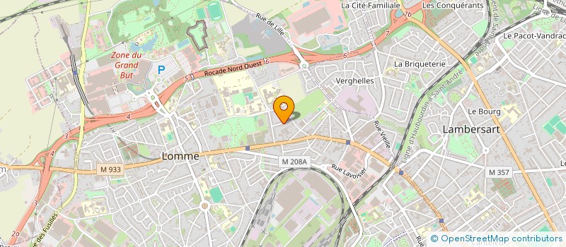 localisation de l'entreprise QUASAR à LILLE