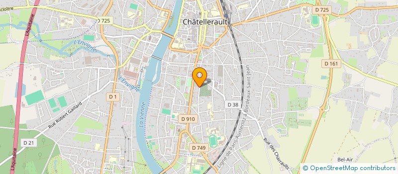 localisation de l'entreprise QUASAR CONSEIL  CHATELLERAULT