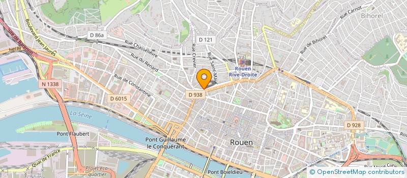 localisation de l'entreprise QUASAR STUDIO à ROUEN