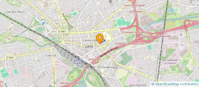 localisation de l'entreprise QUASI ARTE  LENS