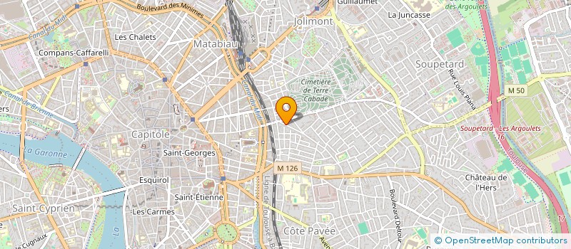 localisation de l'entreprise QUASI-COLLECTIF  TOULOUSE