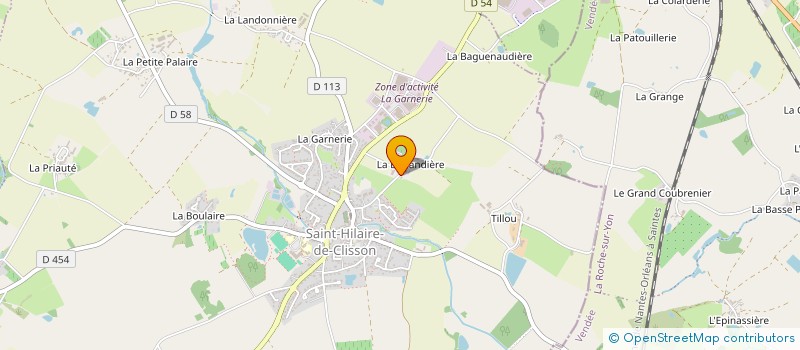 localisation de l'entreprise QUASI TOUT PILE  SAINT-HILAIRE-DE-CLISSON