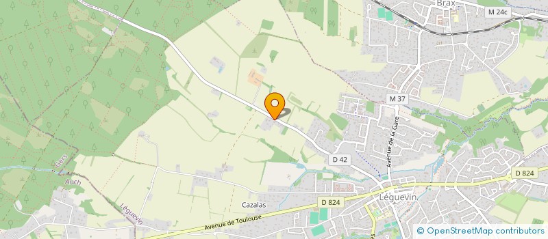 localisation de l'entreprise QUAST-BARTES  LEGUEVIN