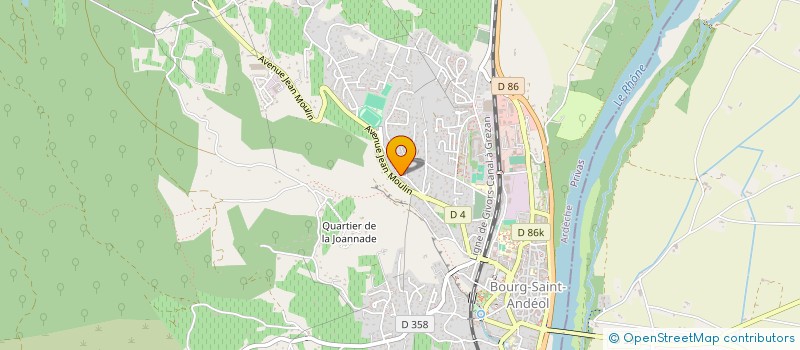 localisation de l'entreprise QUAT'PATTES AU POIL à BOURG-SAINT-ANDEOL