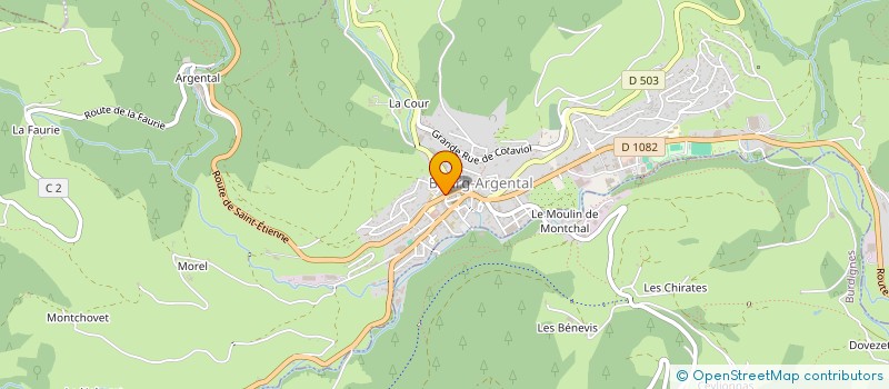 localisation de l'entreprise QUAT QUAD  BOURG-ARGENTAL