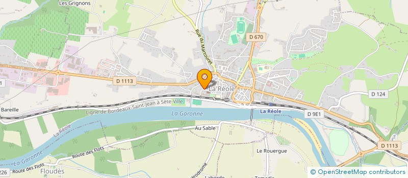 localisation de l'entreprise QUAT SOS BOSSA & JAM  LA REOLE