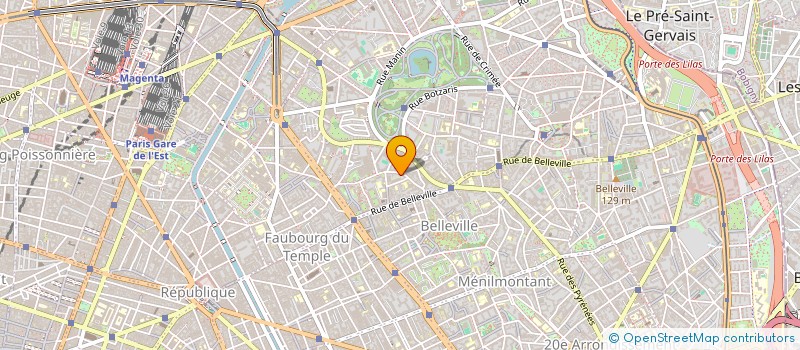 localisation de l'entreprise QUAT'SOUS FILMS  PARIS