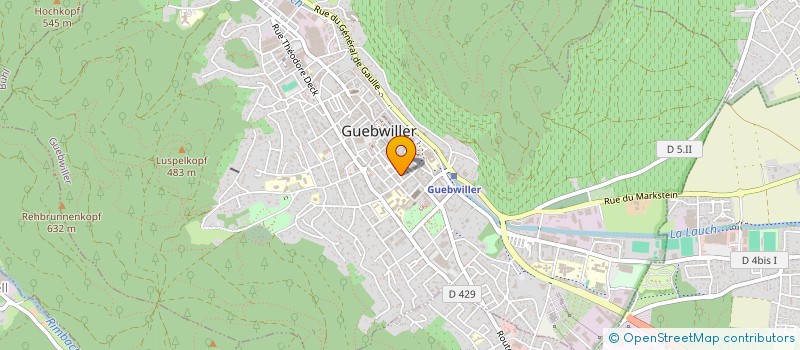 localisation de l'entreprise QUATERBACH  RIMBACH-PRES-GUEBWILLER