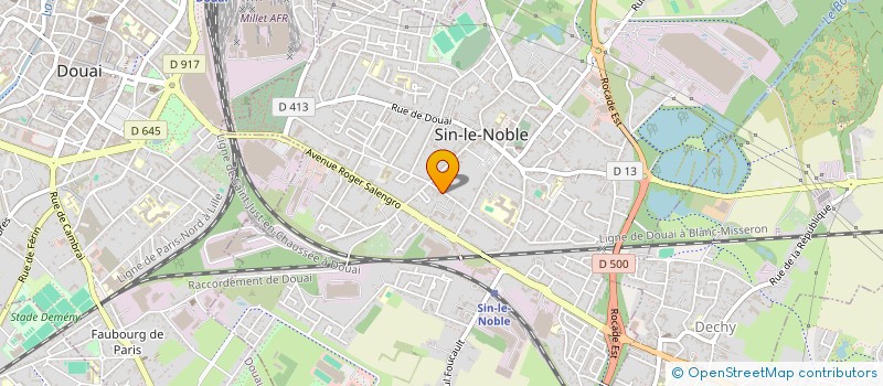 localisation de l'entreprise QUATERNIO  SIN-LE-NOBLE