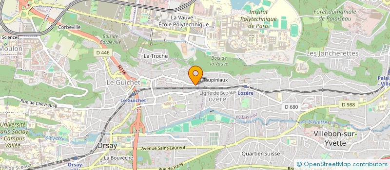 localisation de l'entreprise QUATOR INVEST  ORSAY