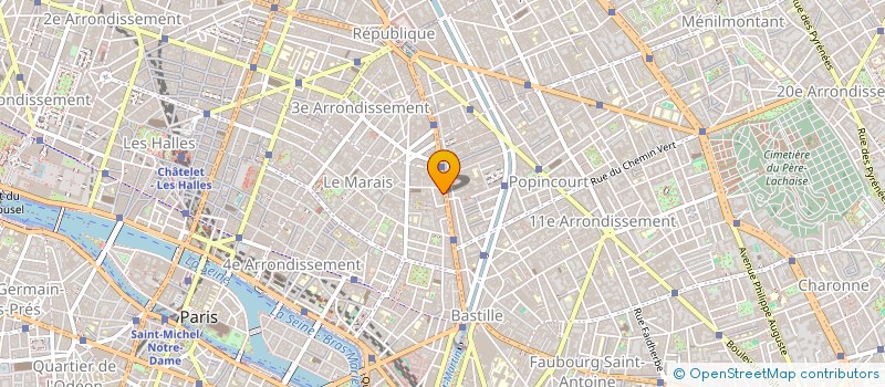 localisation de l'entreprise QUATORZE  PARIS