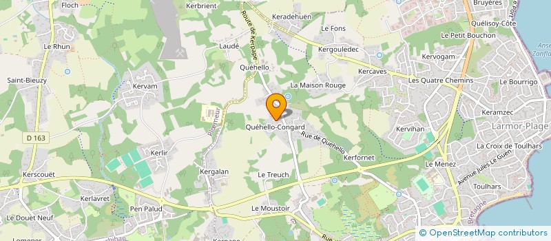 localisation de l'entreprise QUATORZE à LARMOR-PLAGE