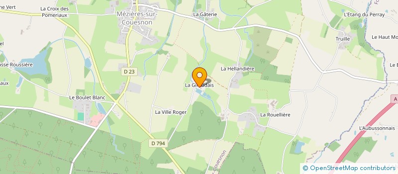 localisation de l'entreprise QUATORZE CENT QUATRE VINGT HUIT / 1488  MEZIERES-SUR-COUESNON