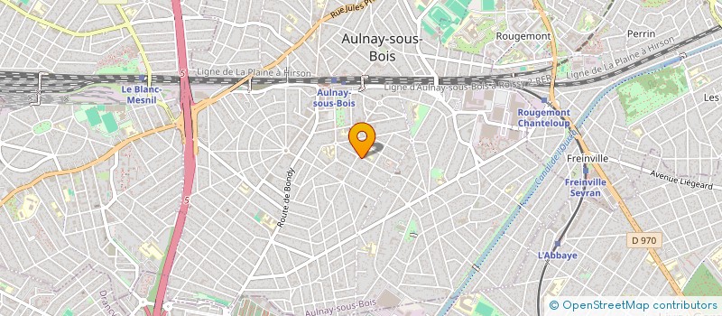 localisation de l'entreprise QUATORZE ET UN  AULNAY-SOUS-BOIS