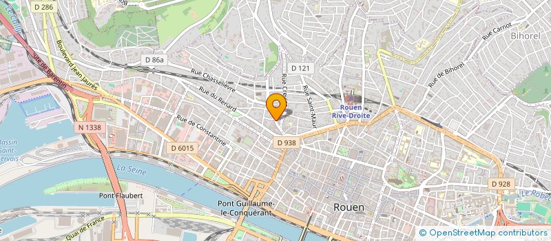 localisation de l'entreprise QUATORZE OCTOBRE à ROUEN