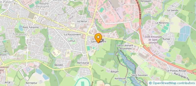 localisation de l'entreprise QUATORZE QUINZE à SENE