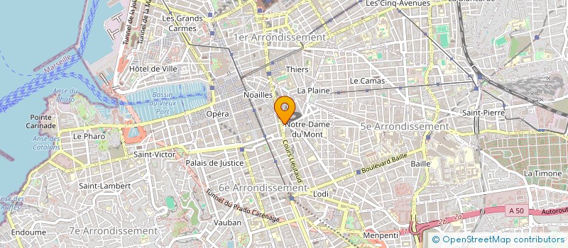 localisation de l'entreprise QUATR'A à MARSEILLE