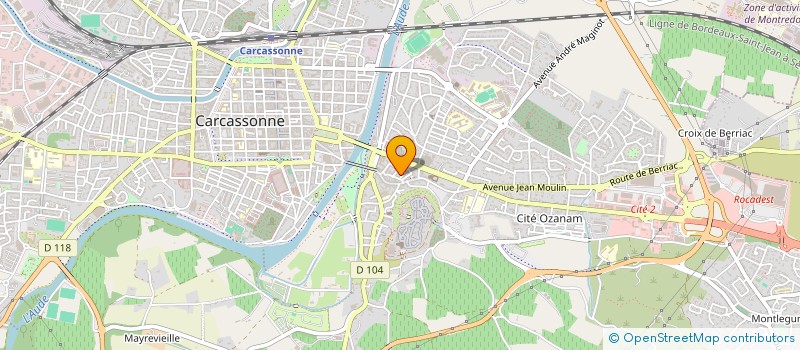 localisation de l'entreprise QUATR'AIR à CARCASSONNE
