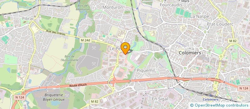 localisation de l'entreprise QUATRA à COLOMIERS