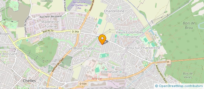 localisation de l'entreprise QUATRA à CHELLES
