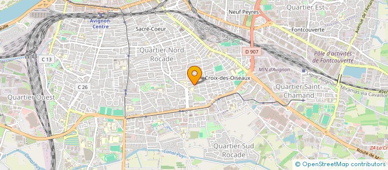 localisation de l'entreprise QUATRAIN DEVELOPPEMENT à AVIGNON