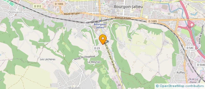 localisation de l'entreprise QUATRALYS  MAUBEC