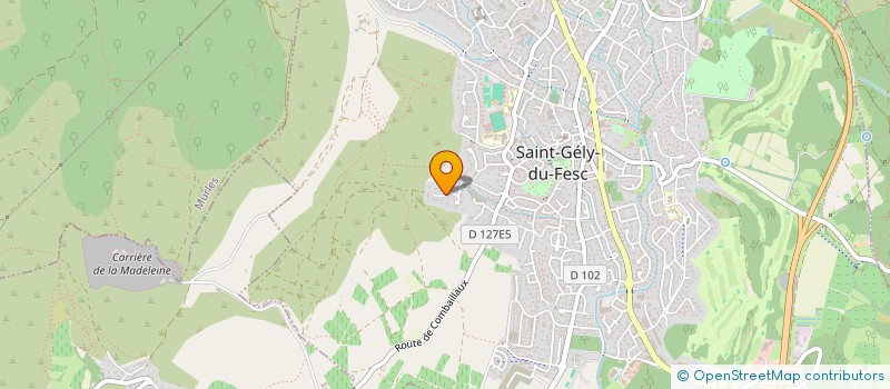 localisation de l'entreprise QUATRAMES  SAINT-GELY-DU-FESC