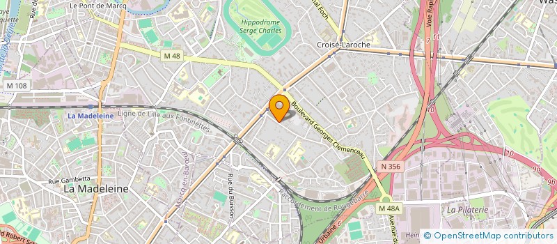 localisation de l'entreprise QUATRANS à MARCQ-EN-BARŒUL