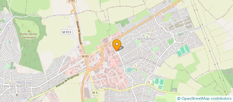 localisation de l'entreprise QUATRAS à SEICHAMPS