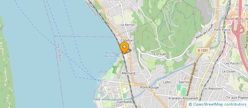 localisation de l'entreprise QUATRAS  AIX-LES-BAINS