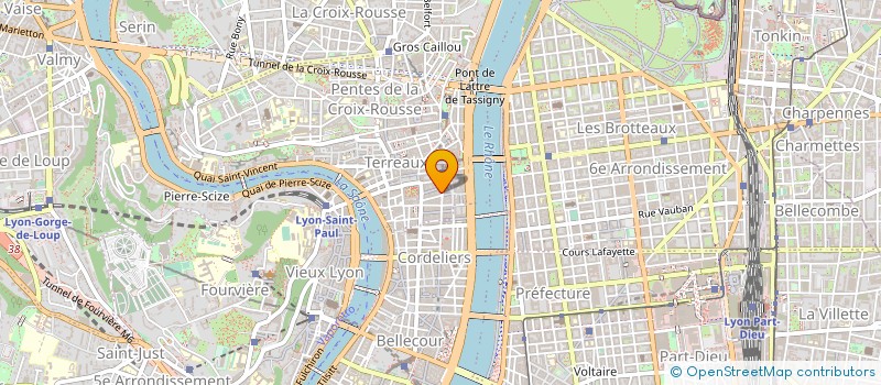 localisation de l'entreprise QUATRAS à LYON