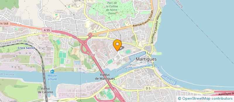 localisation de l'entreprise QUATRAX MIDI à MARTIGUES