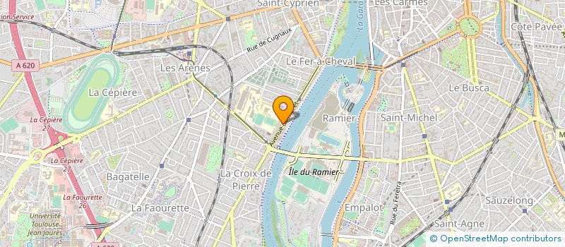 localisation de l'entreprise QUATRE à TOULOUSE