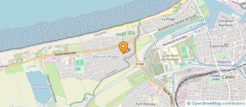 localisation de l'entreprise QUATRE A 4  SANGATTE