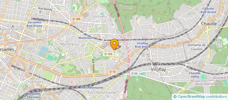 localisation de l'entreprise QUATRE A à VERSAILLES