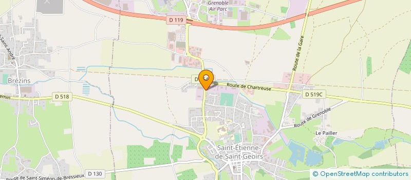 localisation de l'entreprise QUATRE A QUATRE SERVICES  SAINT-ETIENNE-DE-SAINT-GEOIRS