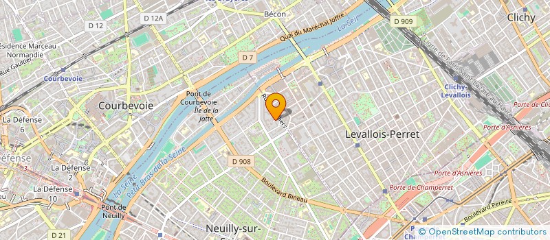 localisation de l'entreprise QUATRE ASSOCIES à NEUILLY-SUR-SEINE