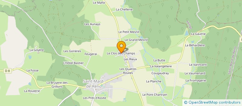localisation de l'entreprise QUATRE C à SAINT-MARD-DE-RENO