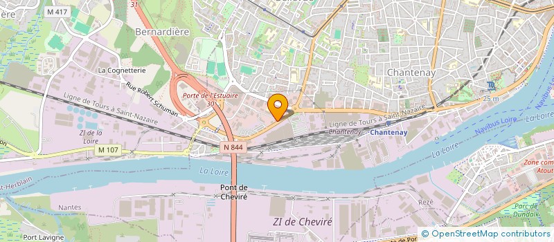 localisation de l'entreprise QUATRE COULEURS à NANTES