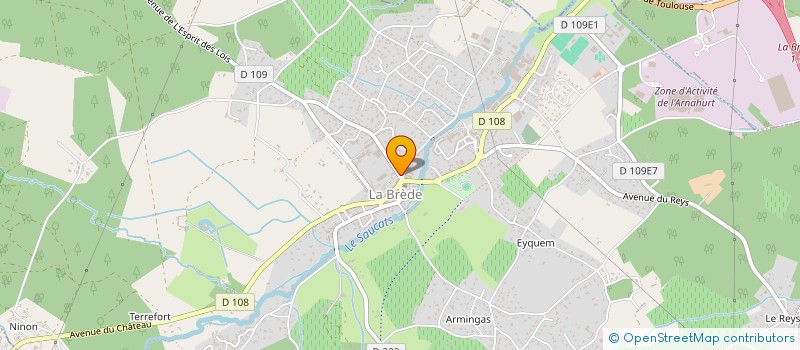 localisation de l'entreprise QUATRE D  LA BREDE