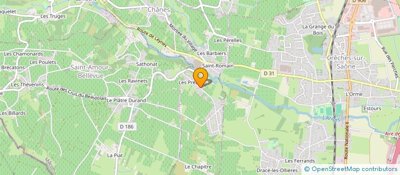 localisation de l'entreprise QUATRE D  CHANES