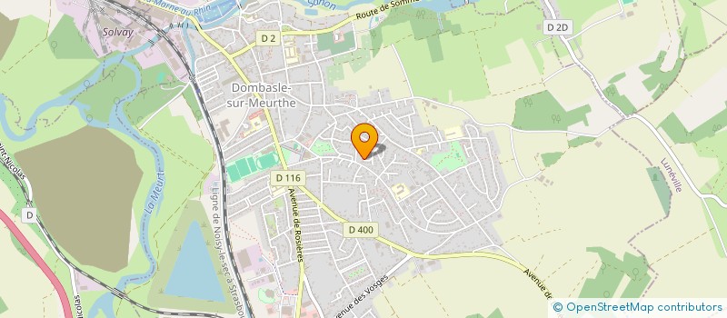 localisation de l'entreprise QUATRE EN UN  DOMBASLE-SUR-MEURTHE