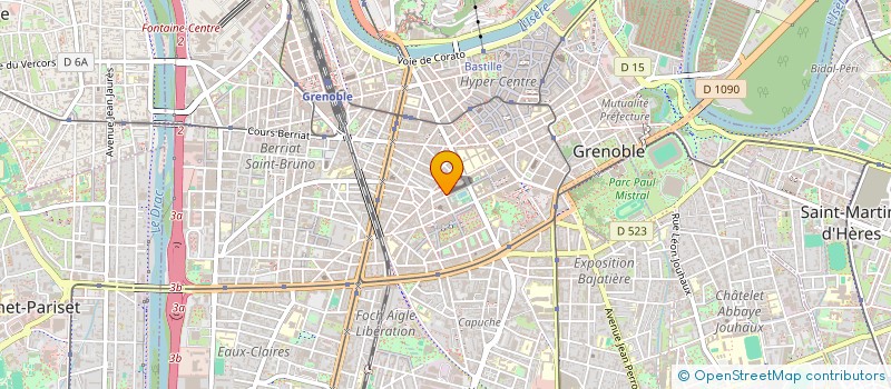 localisation de l'entreprise QUATRE EPICES à GRENOBLE