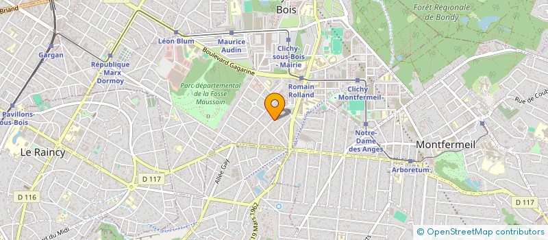 localisation de l'entreprise QUATRE EPICES à CLICHY-SOUS-BOIS