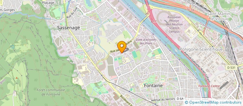 localisation de l'entreprise QUATRE FONTAINES  FONTAINE