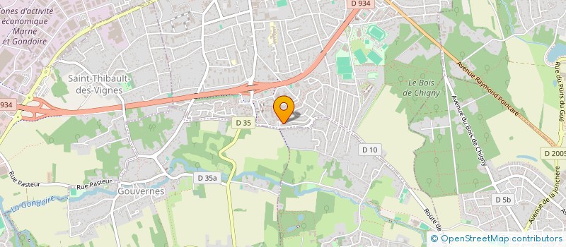 localisation de l'entreprise QUATRE G  LAGNY-SUR-MARNE