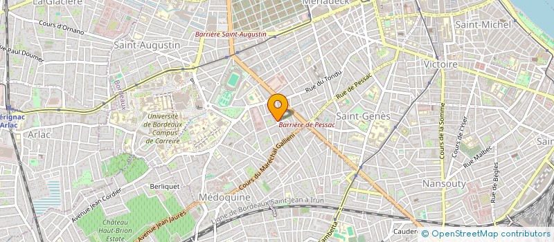 localisation de l'entreprise QUATRE GAUCHE  BORDEAUX