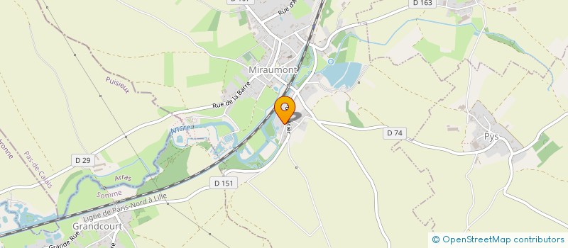localisation de l'entreprise QUATRE K  MIRAUMONT